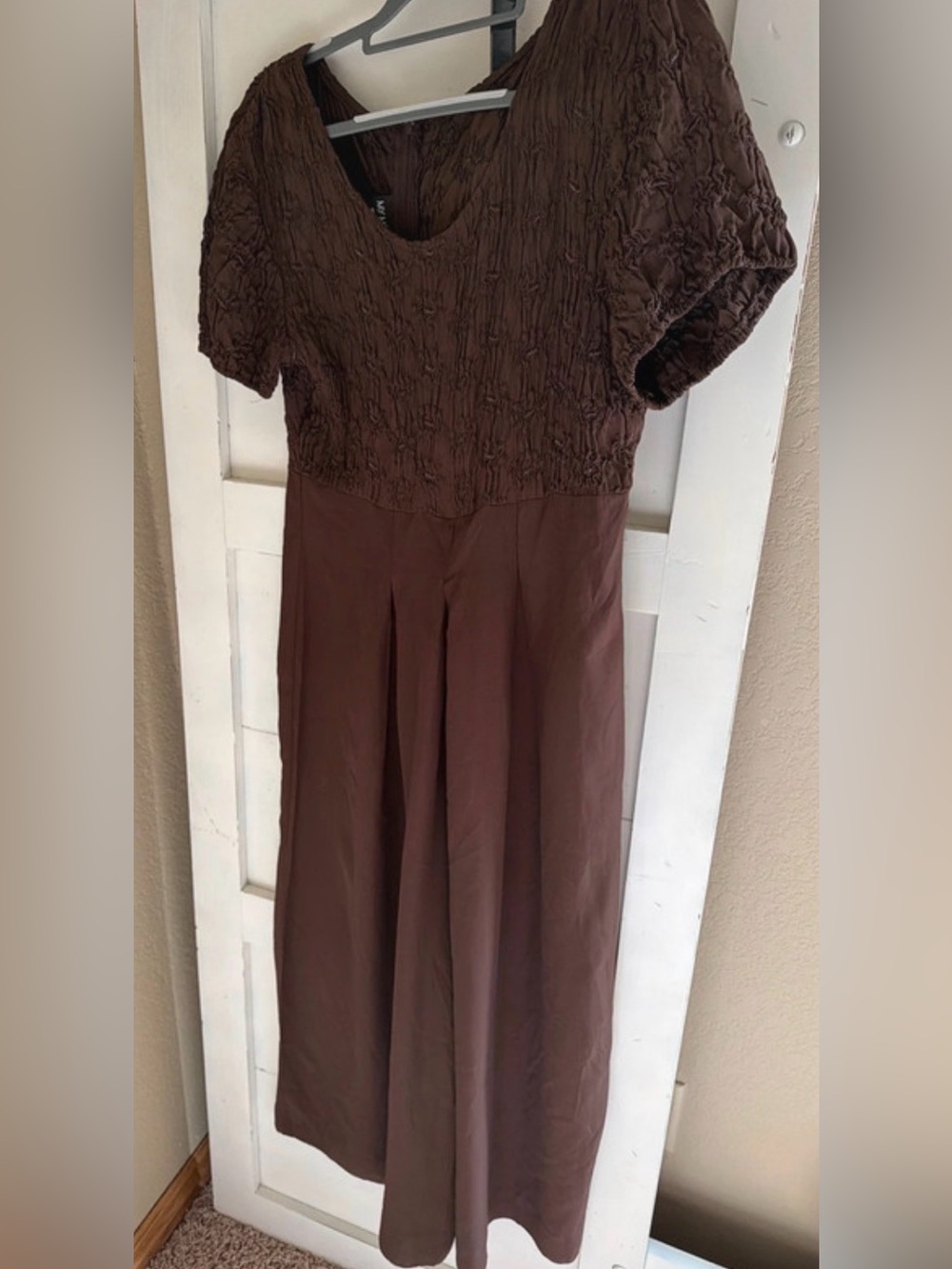 Brown Dressy Jumpsuit 9/10